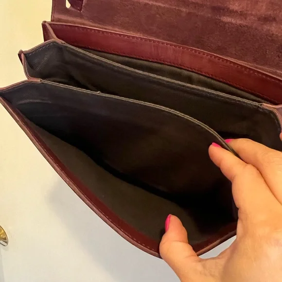 Madewell Burgundy Convertible Crossbody Purse - Picture 15 of 16